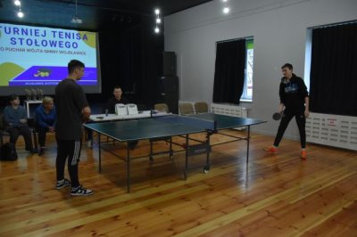 Turniej Tenisa Stołowego o Puchar Wójta Gminy Wojsławice